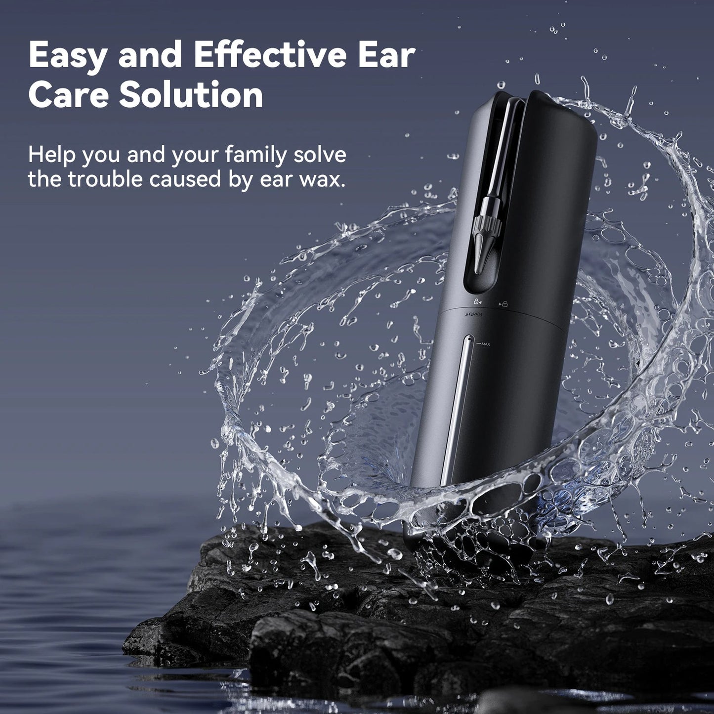 Advanced Ear Hygiene System with Adjustable Jet Pressure