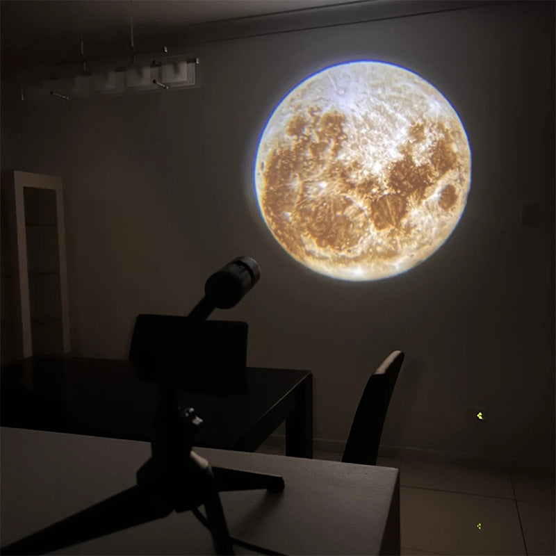 Luminous Cosmos Projection Lamp with Adjustable Neck