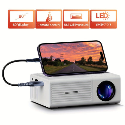Compact Entertainment Projector with 3000 Lumen Brightness