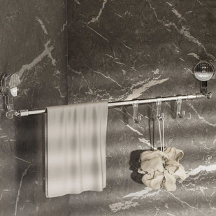 Space Saver Wall Organizer with Suction Hooks