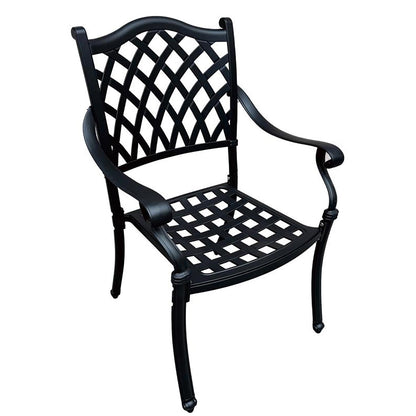 Stylish Compact Patio Dining Set for Two - Durable Aluminium