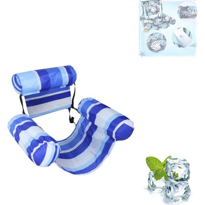 Comfort Mesh Pool Lounger with Adjustable Depth – Set of 2