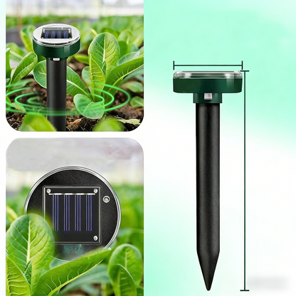 Eco-Friendly Solar Pest Repeller with Adjustable Sound Frequencies