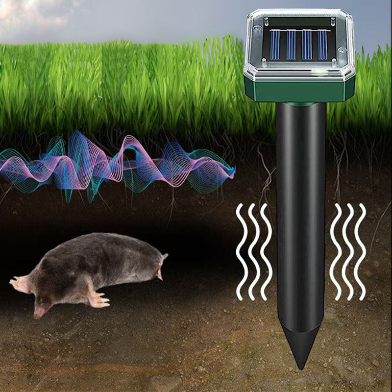 Eco-Friendly Solar Pest Repeller with Adjustable Sound Frequencies