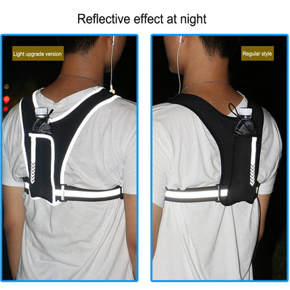 Ultimate Reflective Running Vest with Secure Phone Pocket