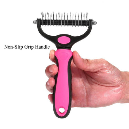 Effortless Grooming Brush for Medium to Long Haired Pets