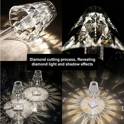 Radiant Gem Table Lamp with Chic Crystal Finish