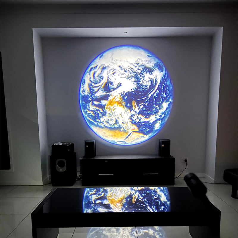 Luminous Cosmos Projection Lamp with Adjustable Neck