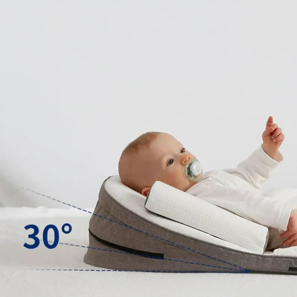Comfort Wedge Pillow for Infants with Soft Memory Foam Support