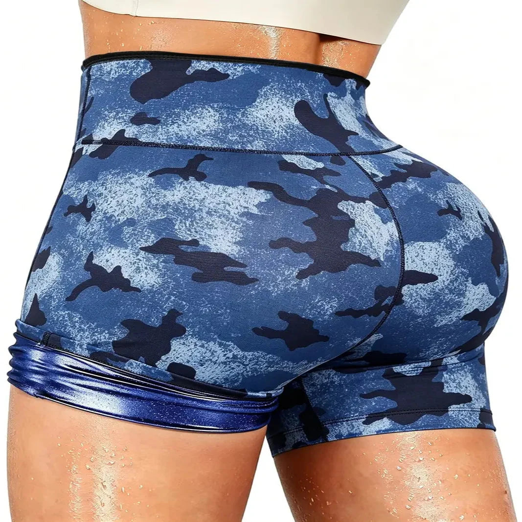 Ultimate Comfort High Waist Workout Shorts with Moisture Control & Waist Wrap