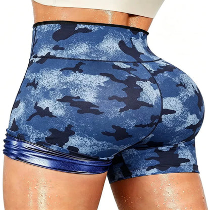 Ultimate Comfort High Waist Workout Shorts with Moisture Control & Waist Wrap