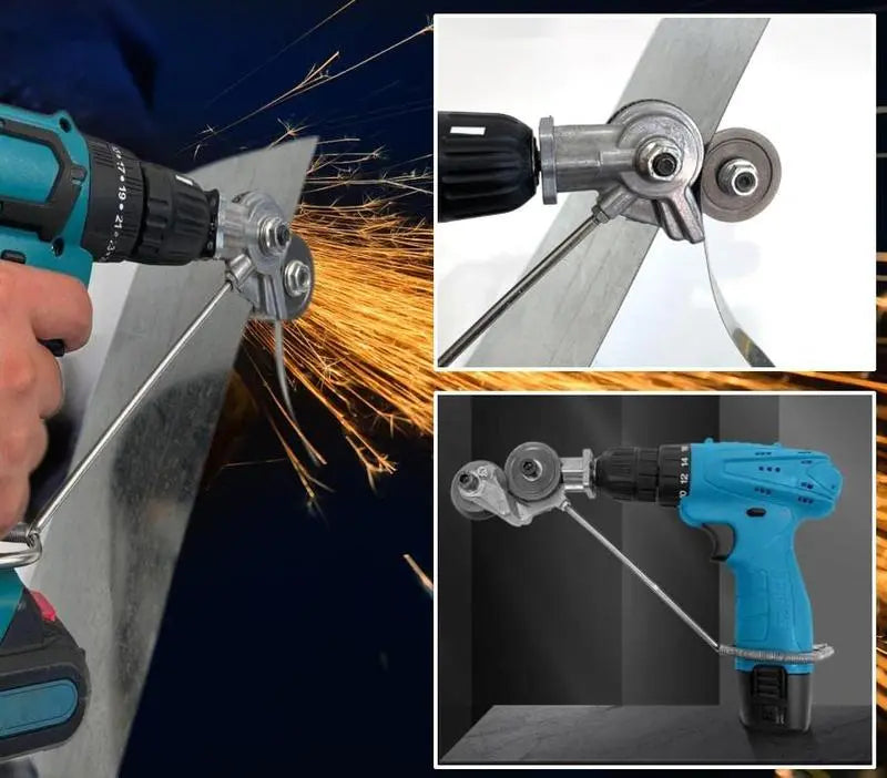 Precision Metal Cutting Drill Accessory with Versatile Heads