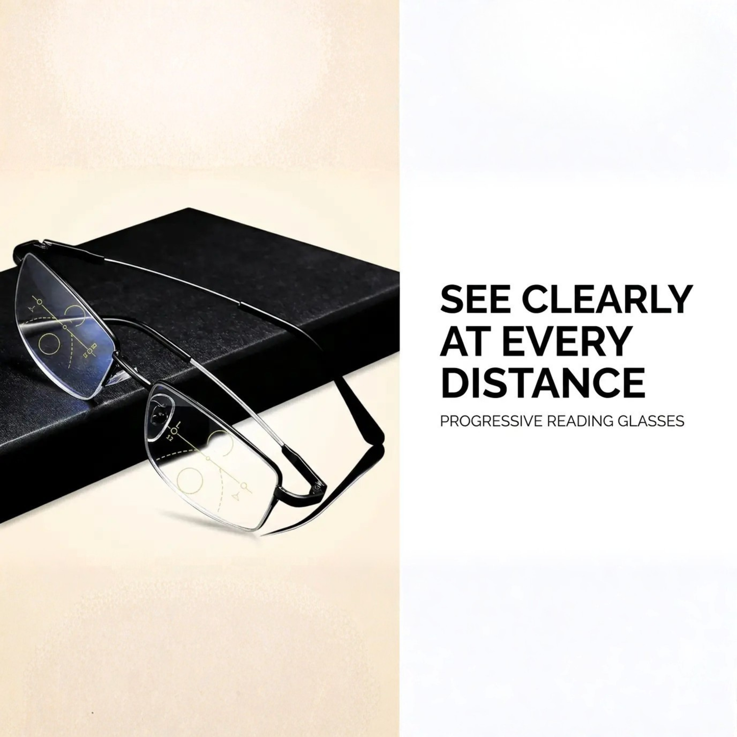 Versatile Multifocal Reading Glasses with Blue Light Protection