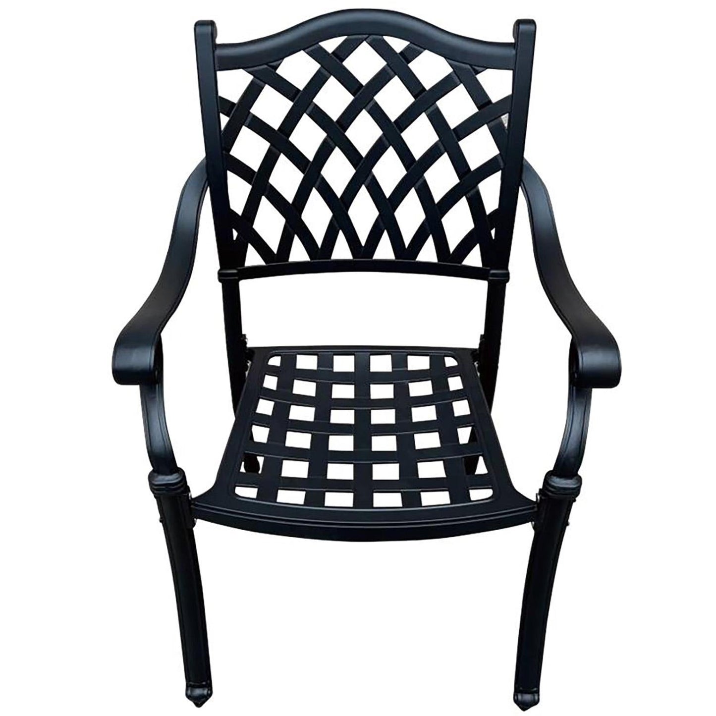 Stylish Compact Patio Dining Set for Two - Durable Aluminium