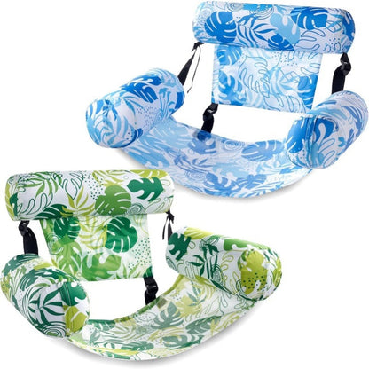 Comfort Mesh Pool Lounger with Adjustable Depth – Set of 2