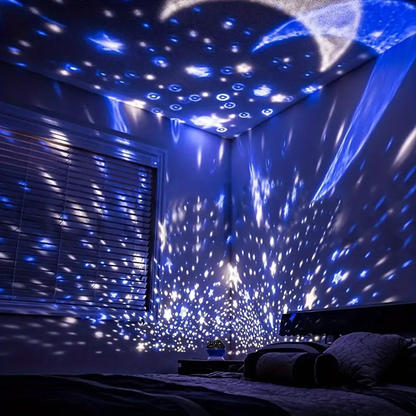 Serene Night Sky Projector with Relaxing Sounds