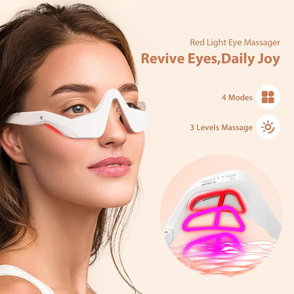 Soothing Eye Relaxer with LED Light and Versatile Settings