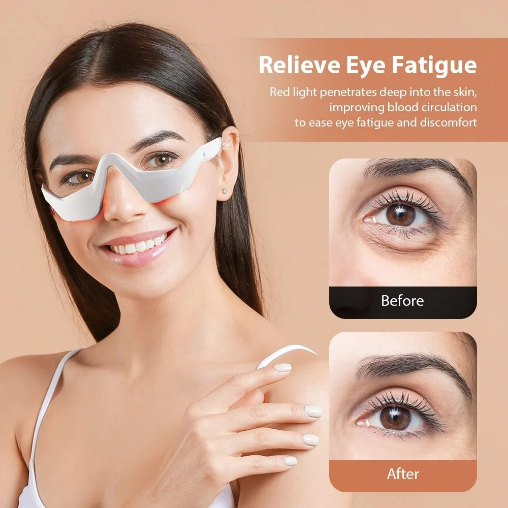 Soothing Eye Relaxer with LED Light and Versatile Settings