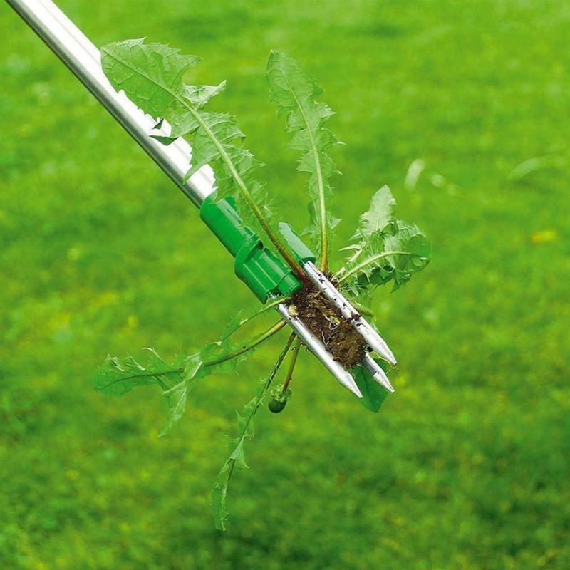 ErgoWeed Remover with Tri-Claw Design and Foot Operated Mechanism