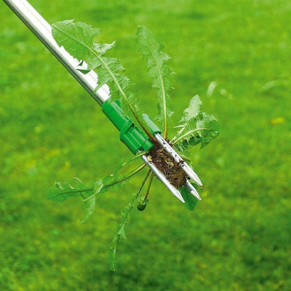 ErgoWeed Remover with Tri-Claw Design and Foot Operated Mechanism