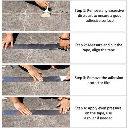 Reliable Waterproof Sealant Tape with Aluminum Foil, 5m