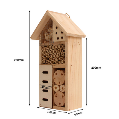 Eco-Friendly Insect Haven for Bees and Pollinators