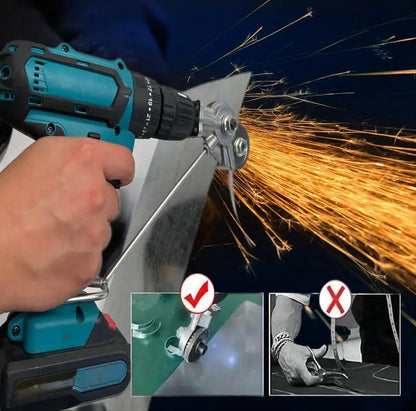 Precision Metal Cutting Drill Accessory with Versatile Heads