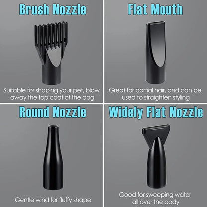 Rapid Drying Dog Grooming Blower with Adjustable Settings