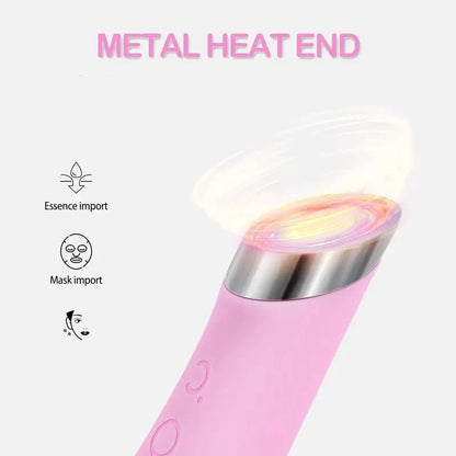 Heated Facial Cleansing Brush with 5 Vibration Settings