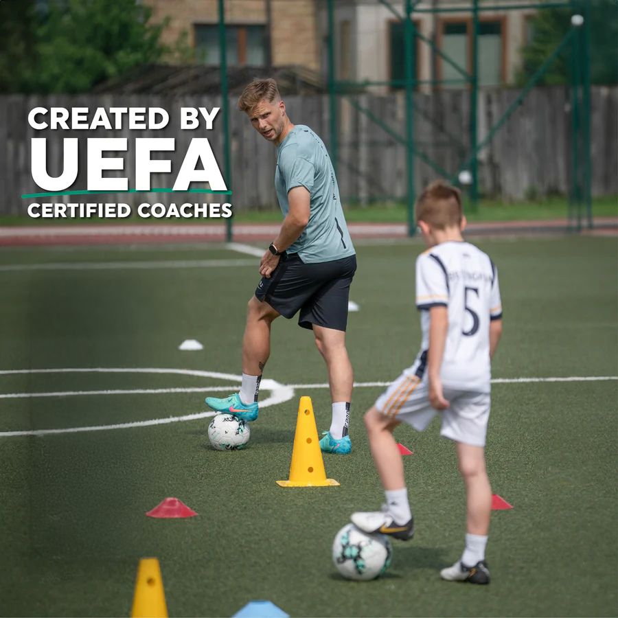 Youth Skill Development Soccer Training Mat with Video Guide