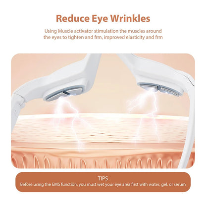 Soothing Eye Relaxer with LED Light and Versatile Settings