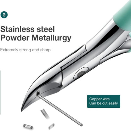 Heavy-Duty Nail Trimmer with Curved Cutting Edge