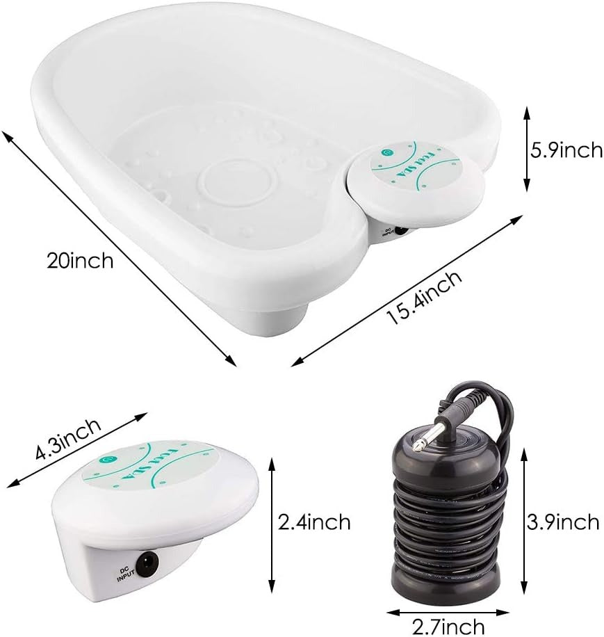 Relaxing Ionic Foot Soak Device with 30-Minute Auto Shutoff