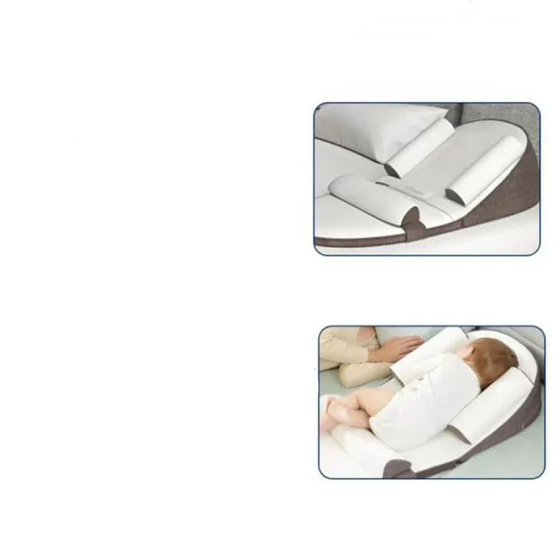 Comfort Wedge Pillow for Infants with Soft Memory Foam Support