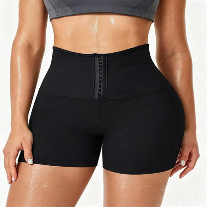 Ultimate Comfort High Waist Workout Shorts with Moisture Control & Waist Wrap