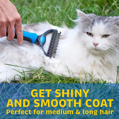 Effortless Grooming Brush for Medium to Long Haired Pets