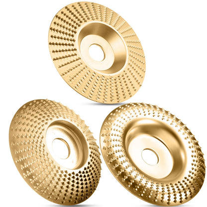 Precision Wood Shaping Disc Set for Angle Grinders