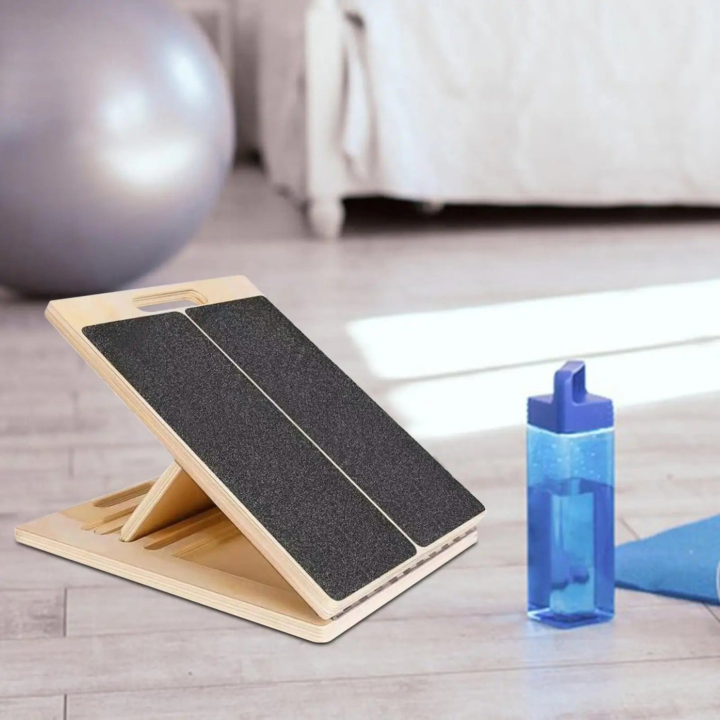 Adjustable Incline Stretch Board with Non-Slip Surface - Portable