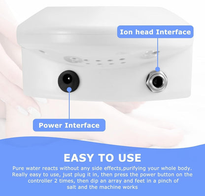 Relaxing Ionic Foot Soak Device with 30-Minute Auto Shutoff