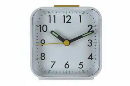 Whispering Alarm Clock with Gentle Glow and Snooze Feature