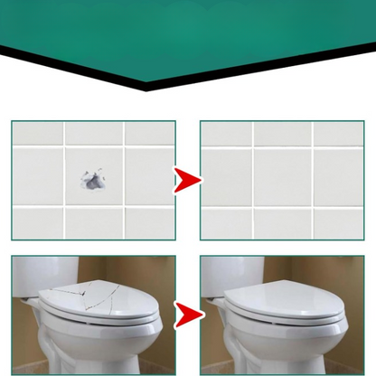 Ultimate Tile Repair Solution Kit with Spatula and Sandpaper