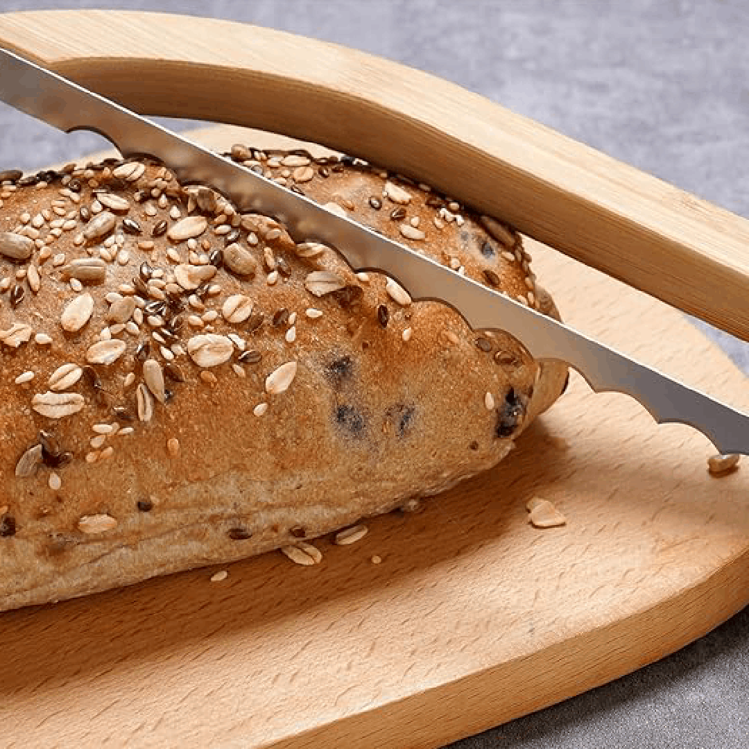 10-Inch Artisan Bread Cutter with Non-Slip Grip