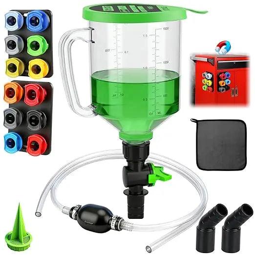 Effortless Oil Change Adapter Kit with Magnetic Organizers