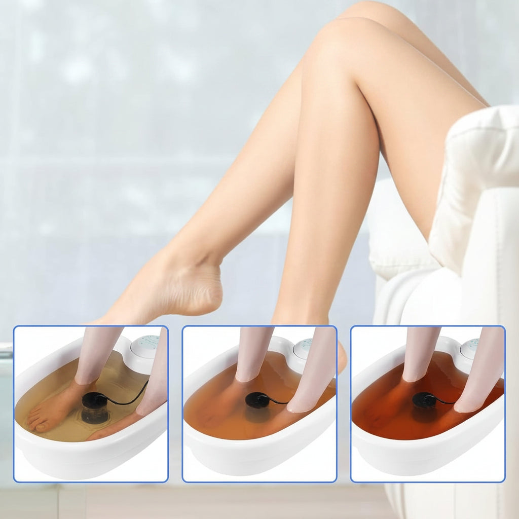Relaxing Ionic Foot Soak Device with 30-Minute Auto Shutoff
