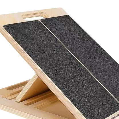 Adjustable Incline Stretch Board with Non-Slip Surface - Portable