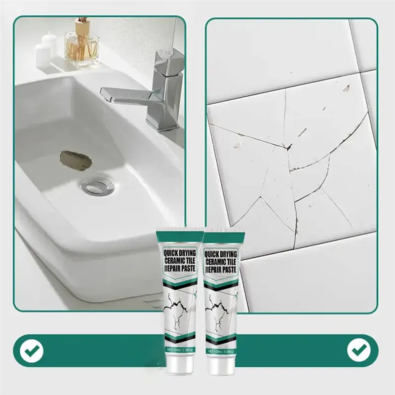 Ultimate Tile Repair Solution Kit with Spatula and Sandpaper