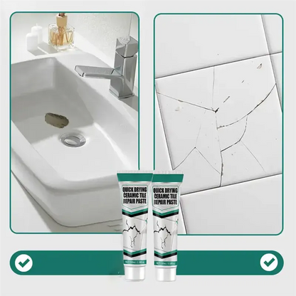 Ultimate Tile Repair Solution Kit with Spatula and Sandpaper