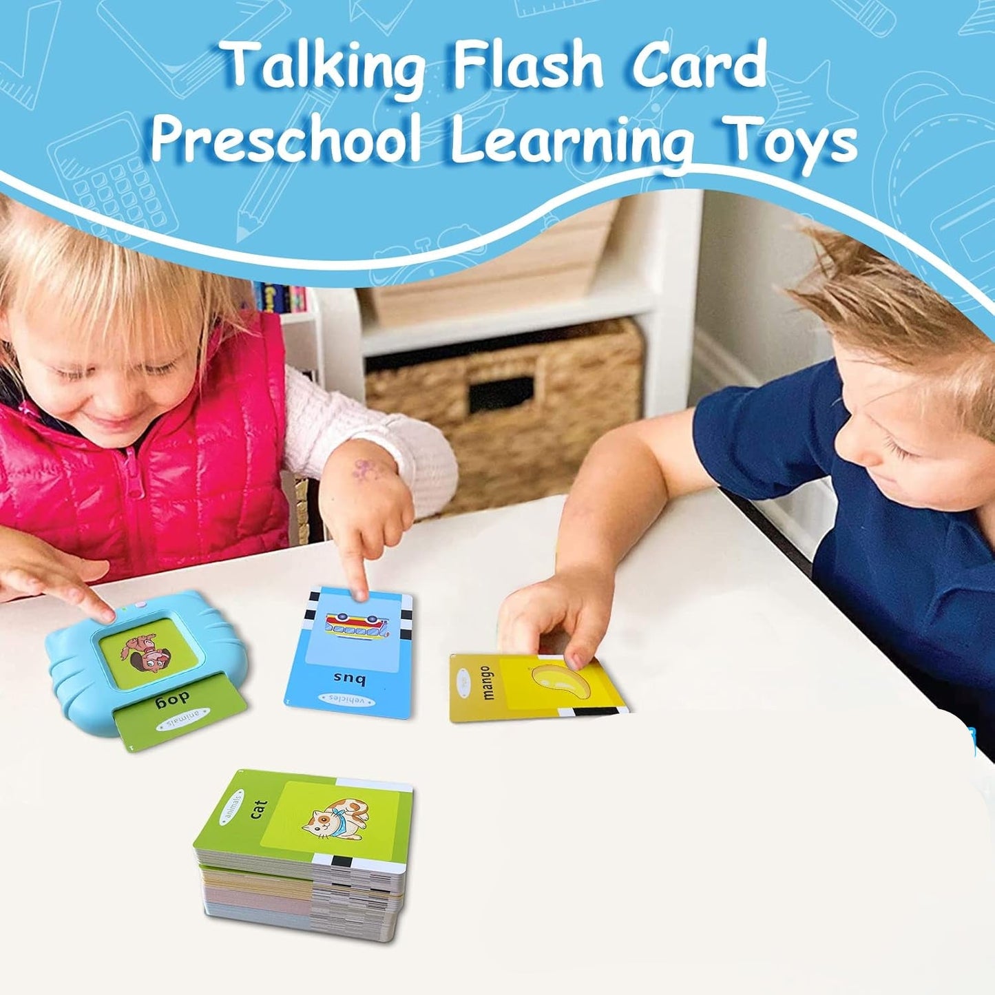 Interactive Learning Reader with 224 Vocabulary Cards
