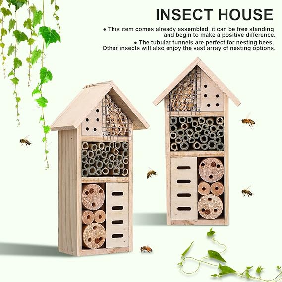 Eco-Friendly Insect Haven for Bees and Pollinators