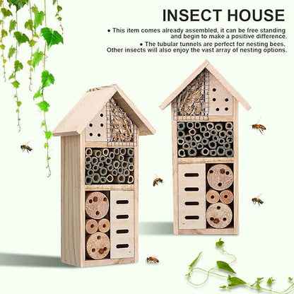 Eco-Friendly Insect Haven for Bees and Pollinators